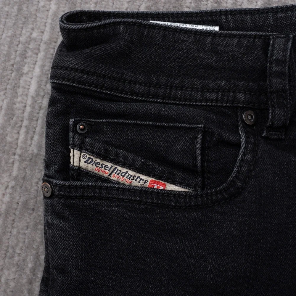 Diesel Sleenker Skinny Jeans Mens 29 Black Excellent Slim Fit Denim Pants